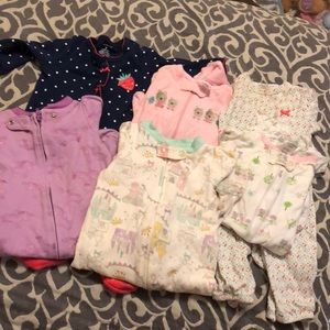 0 to 3 month baby girl onesies